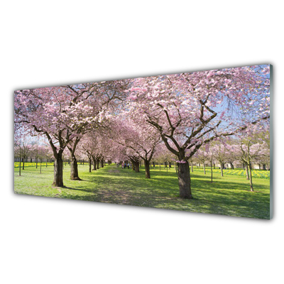 Acrylglasbilder Fußpfad Bäume Natur