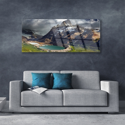 Acrylglasbilder Gebirge Bucht Landschaft