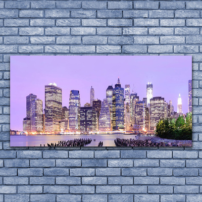 Glasbild aus Plexiglas® Stadt Gebäude