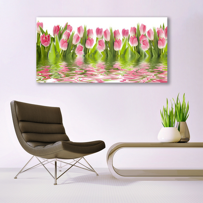 Glasbild aus Plexiglas® Tulpen Pflanzen