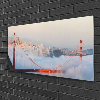 Glasbild aus Plexiglas® Brücken Architektur