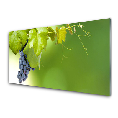 Glasbild aus Plexiglas® Weintrauben Küche