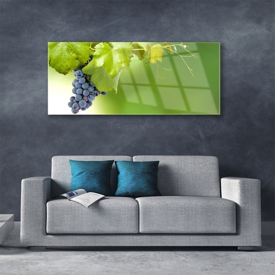 Glasbild aus Plexiglas® Weintrauben Küche