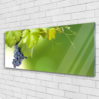 Glasbild aus Plexiglas® Weintrauben Küche