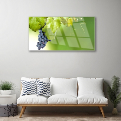 Glasbild aus Plexiglas® Weintrauben Küche