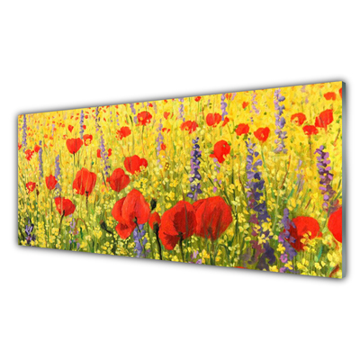 Glasbild aus Plexiglas® Blumen Pflanzen