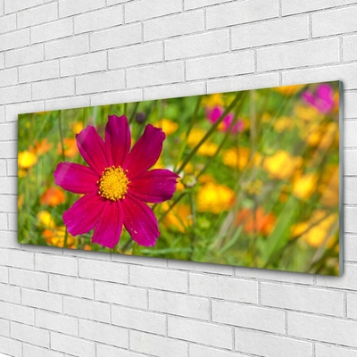 Glasbild aus Plexiglas® Blume Pflanzen