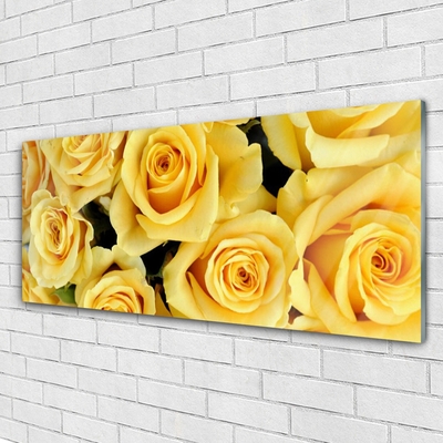 Glasbild aus Plexiglas® Rosen Pflanzen