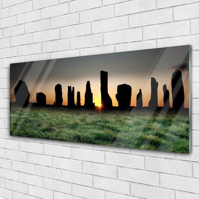 Glasbild aus Plexiglas® Felsen Kunst