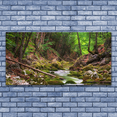 Glasbild aus Plexiglas® Wald Natur