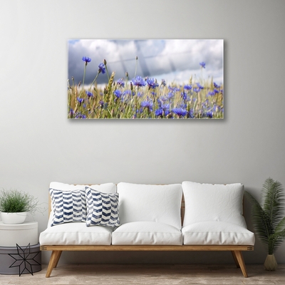 Glasbild aus Plexiglas® Blumen Pflanzen