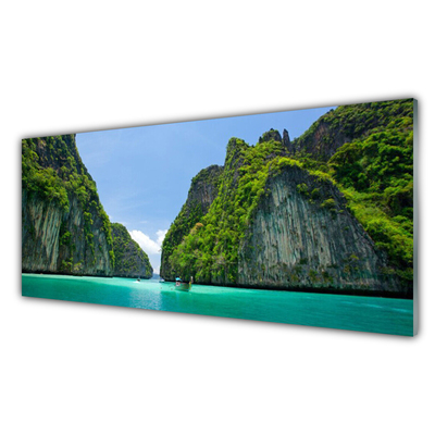 Glasbild aus Plexiglas® Buchten Landschaft