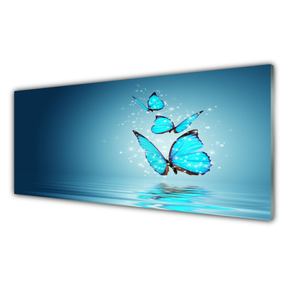 Glasbild aus Plexiglas® Schmetterlinge Kunst