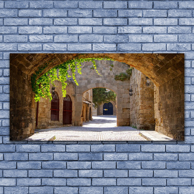 Glasbild aus Plexiglas® Tunnel Architektur