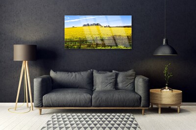 Glasbild aus Plexiglas® Acker Landschaft