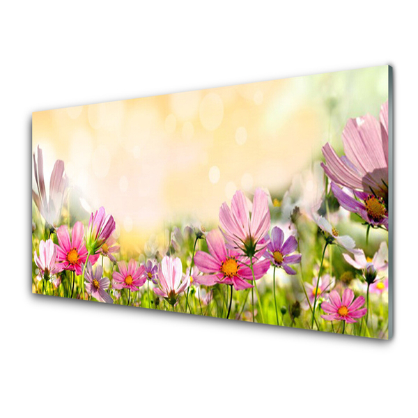 Glasbild aus Plexiglas® Blumen Natur