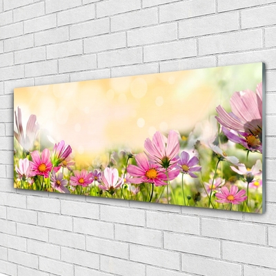 Glasbild aus Plexiglas® Blumen Natur