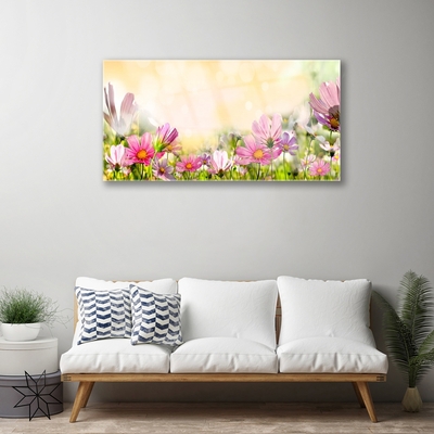 Glasbild aus Plexiglas® Blumen Natur