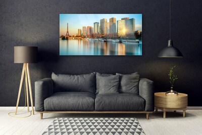 Glasbild aus Plexiglas® Stadt Meer Gebäude