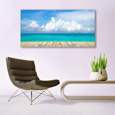 Glasbild aus Plexiglas® Meer Landschaft