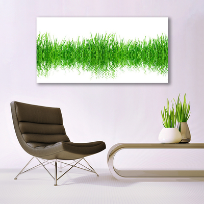 Glasbild aus Plexiglas® Gras Natur