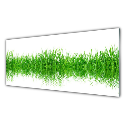 Glasbild aus Plexiglas® Gras Natur