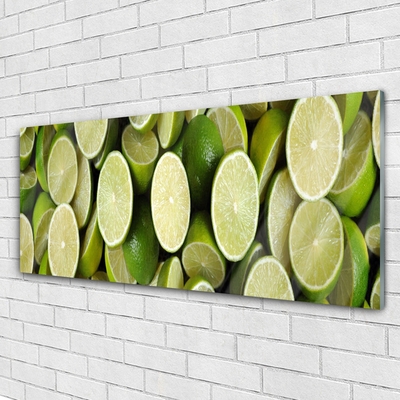 Glasbild aus Plexiglas® Limetten Küche