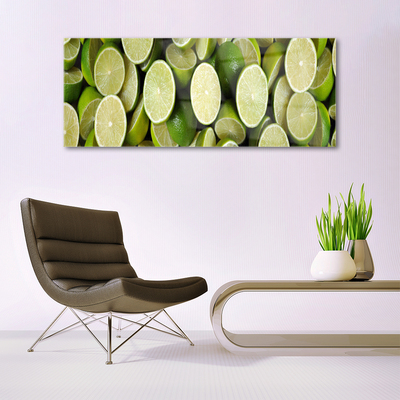 Glasbild aus Plexiglas® Limetten Küche