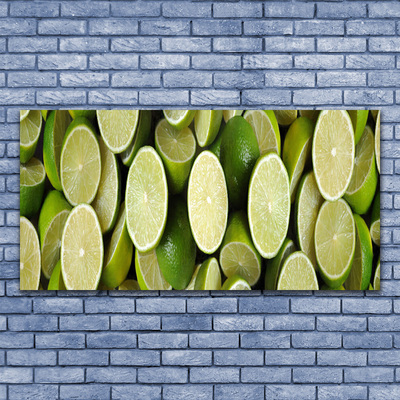 Glasbild aus Plexiglas® Limetten Küche