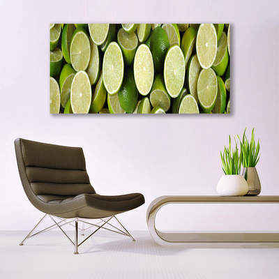 Glasbild aus Plexiglas® Limetten Küche