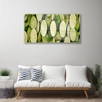 Glasbild aus Plexiglas® Limetten Küche