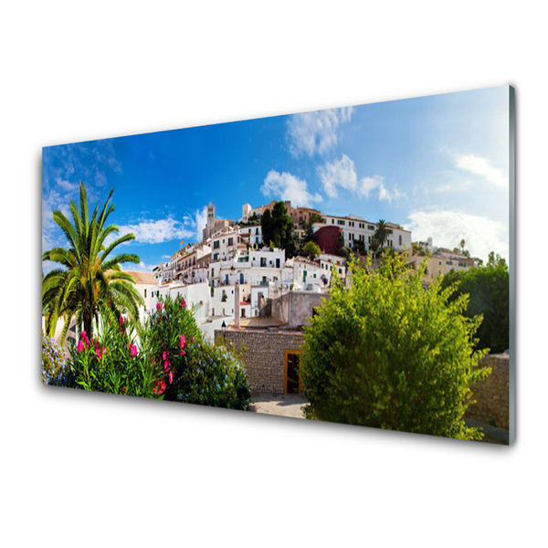 Glasbild aus Plexiglas® Stadt Landschaft