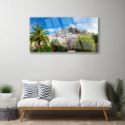 Glasbild aus Plexiglas® Stadt Landschaft