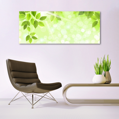Glasbild aus Plexiglas® Blätter Pflanzen