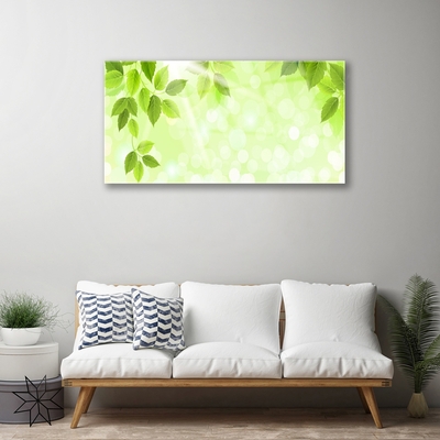 Glasbild aus Plexiglas® Blätter Pflanzen