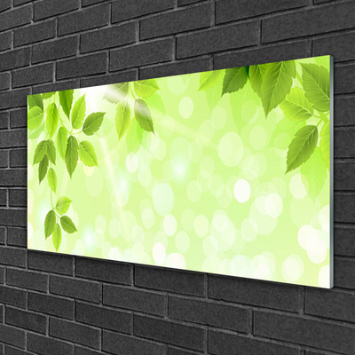 Glasbild aus Plexiglas® Blätter Pflanzen