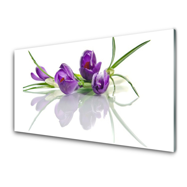 Glasbild aus Plexiglas® Blumen Pflanzen