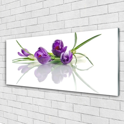 Glasbild aus Plexiglas® Blumen Pflanzen