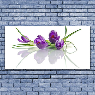 Glasbild aus Plexiglas® Blumen Pflanzen