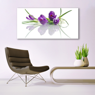 Glasbild aus Plexiglas® Blumen Pflanzen