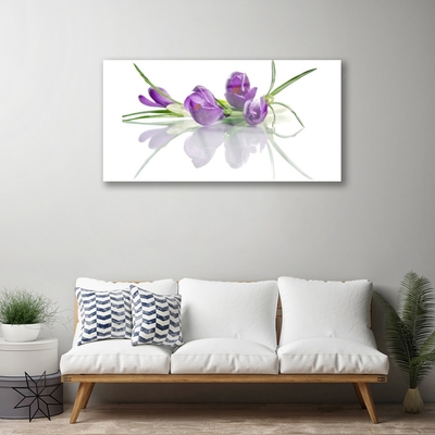 Glasbild aus Plexiglas® Blumen Pflanzen