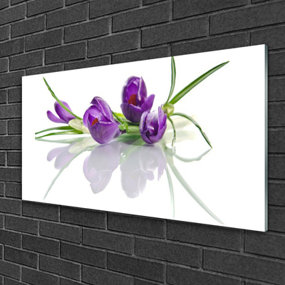 Glasbild aus Plexiglas® Blumen Pflanzen