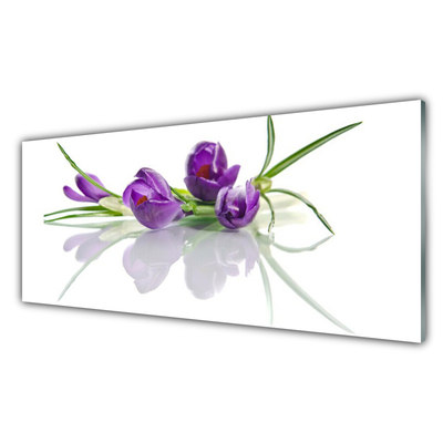 Glasbild aus Plexiglas® Blumen Pflanzen