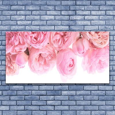 Glasbild aus Plexiglas® Rosen Pflanzen