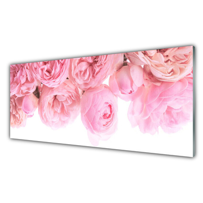 Glasbild aus Plexiglas® Rosen Pflanzen