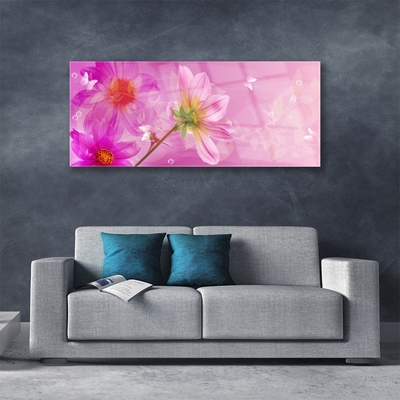 Glasbild aus Plexiglas® Blumen Pflanzen