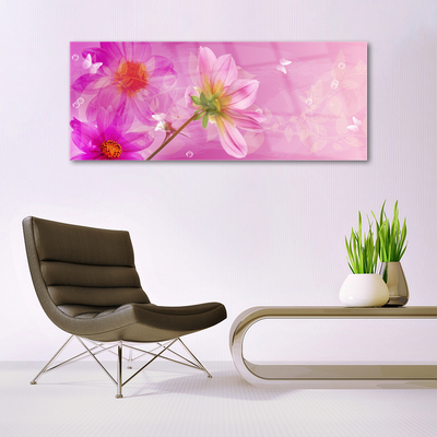 Glasbild aus Plexiglas® Blumen Pflanzen