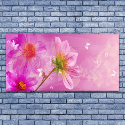 Glasbild aus Plexiglas® Blumen Pflanzen