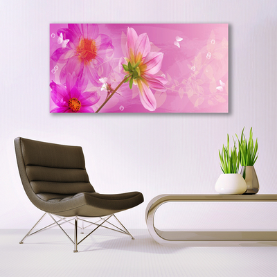 Glasbild aus Plexiglas® Blumen Pflanzen