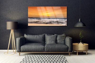 Glasbild aus Plexiglas® Meer Landschaft